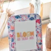 Pearlised Paper Leather Photoframe - Blue Meadow