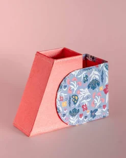 Pearlised Paper Leather Secret Inkwell- Blue Meadow