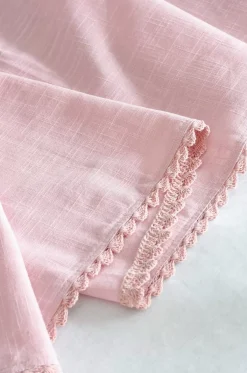 Petal Blush Hand Crochet Table Runner