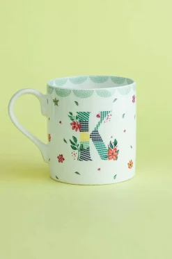 Polka Dots Monogram Mug - A To Z