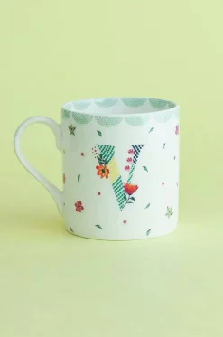 Polka Dots Monogram Mug - A To Z