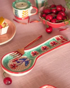 Poppies & Play Handpainted Spoon Rest