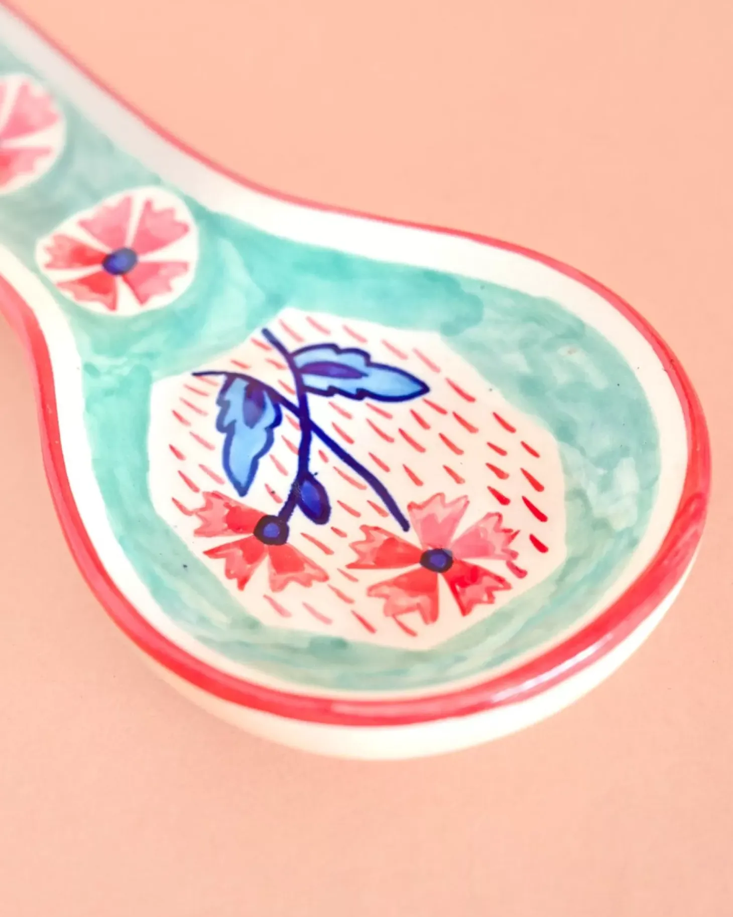 Poppies & Play Handpainted Spoon Rest