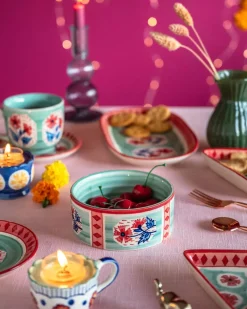 Poppies & Play Handpainted Nut Bowl