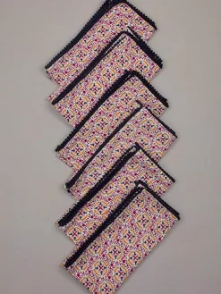 Poppy Petals Napkin- Set Of 6