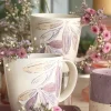 Purplicious Handpainted Ceramic Mugs - Set Of 2