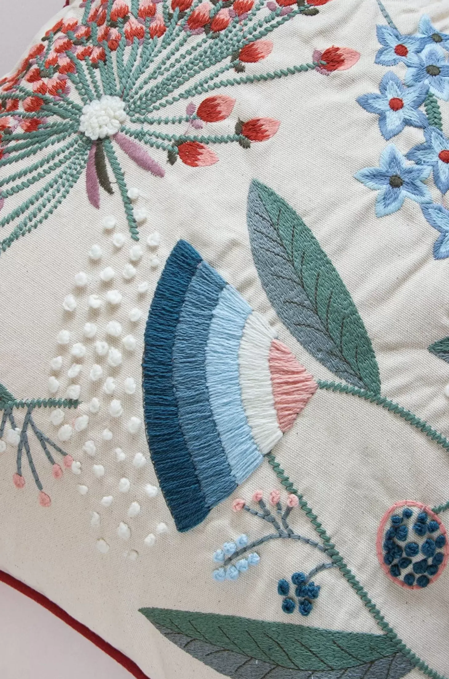 Raha Embroidered Cushion Cover