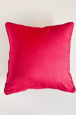 Roses Are Red Embroidered Cushion Cover