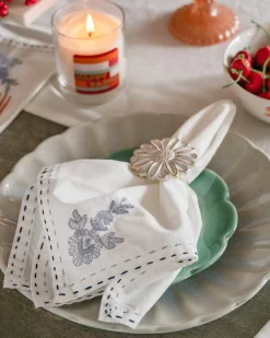 Roshanara Blue Napkins- Set Of 6