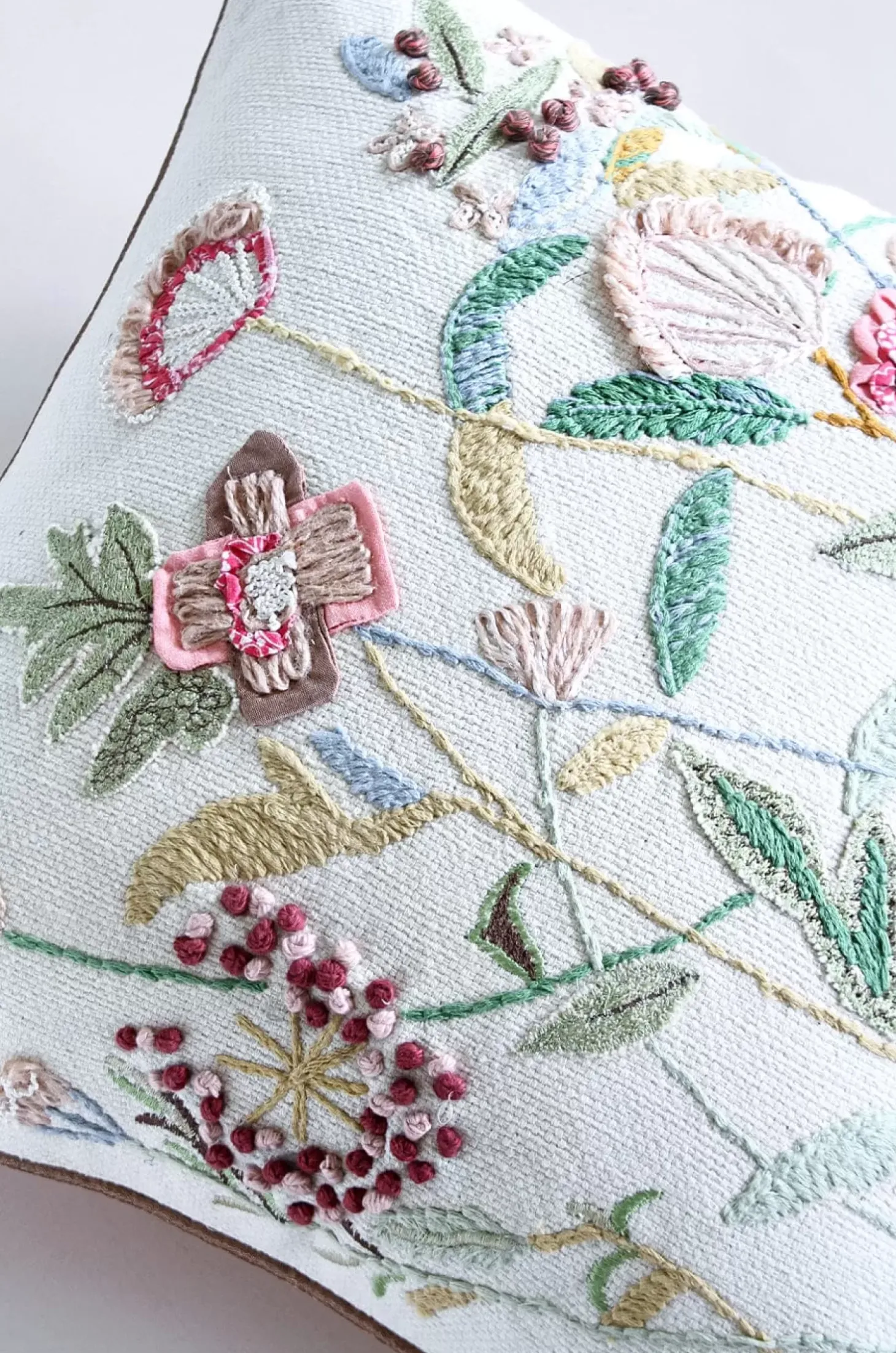 Simin Embroidered Cushion Cover