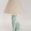 So Fierce Panther Lamp - Green With Pink Dots