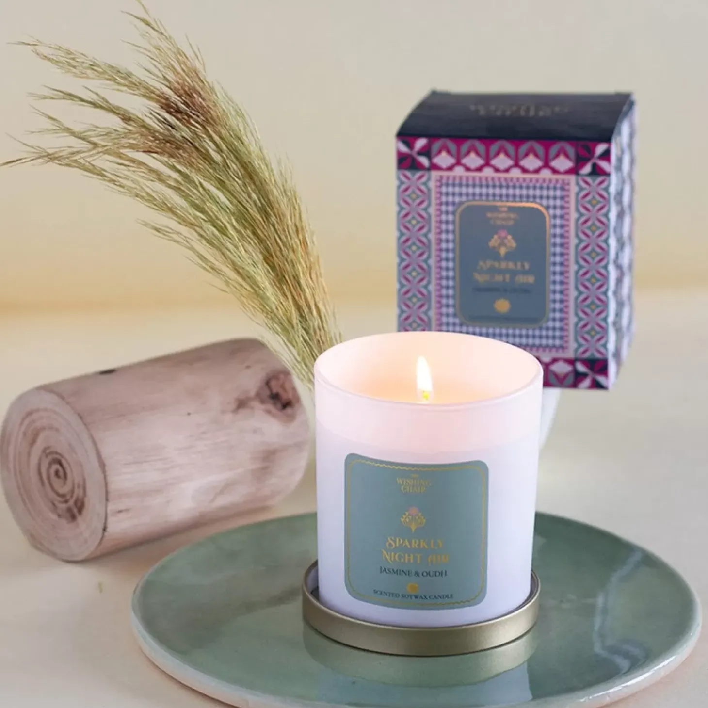 Sparkly Night Air Soy Wax Jar Candle - 200 G