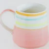 Stripes - Serenity Stripes Handpainted Ceramic Mug