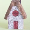 Tiny Homes Wooden Paperweight - White