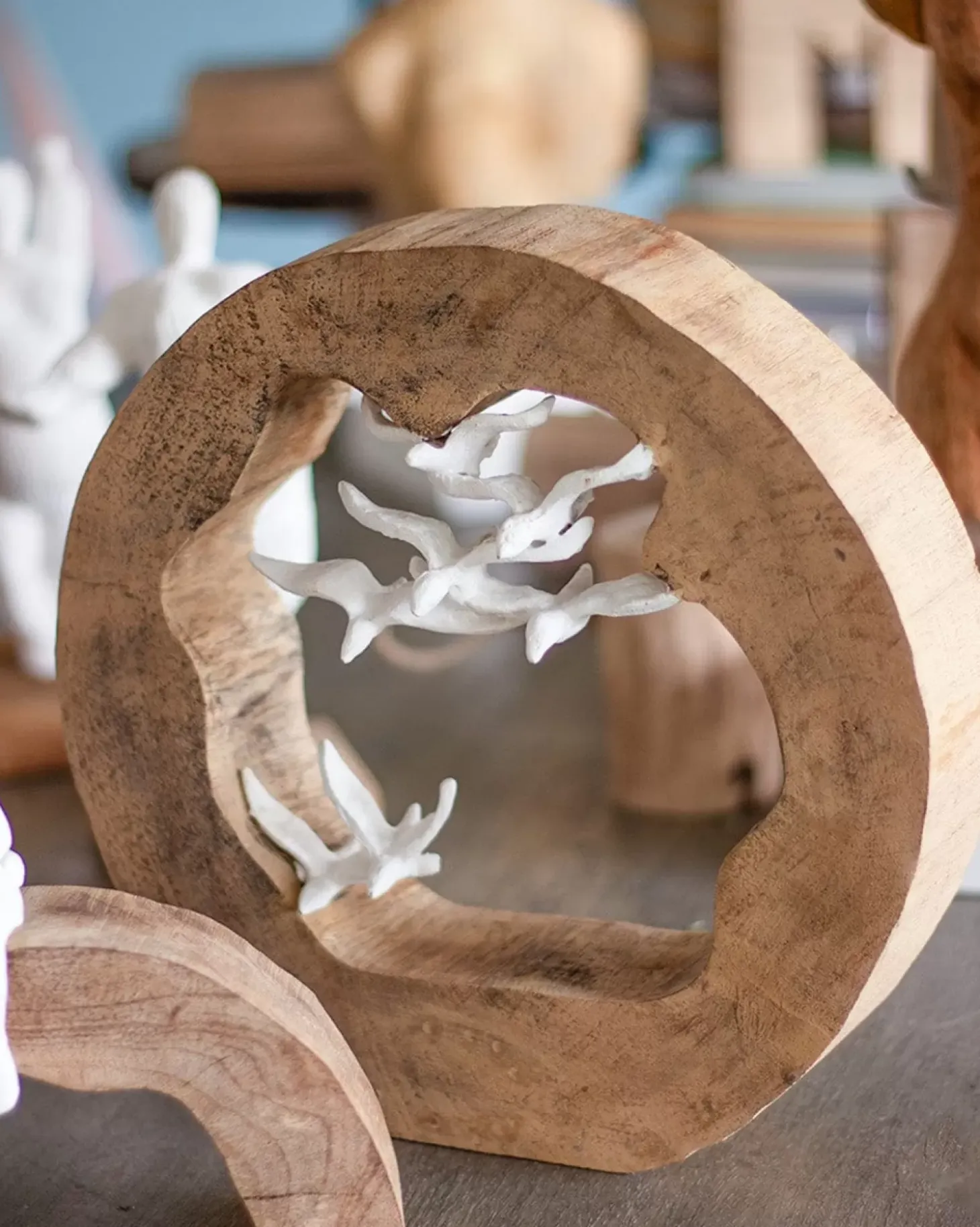 Twiggle Birdscape Wood & Metal Wall Decor