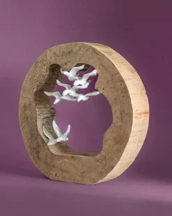 Twiggle Birdscape Wood & Metal Wall Decor