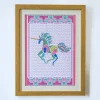 Unicorn With Wooden Framing