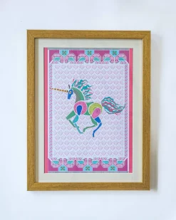 Unicorn With Wooden Framing