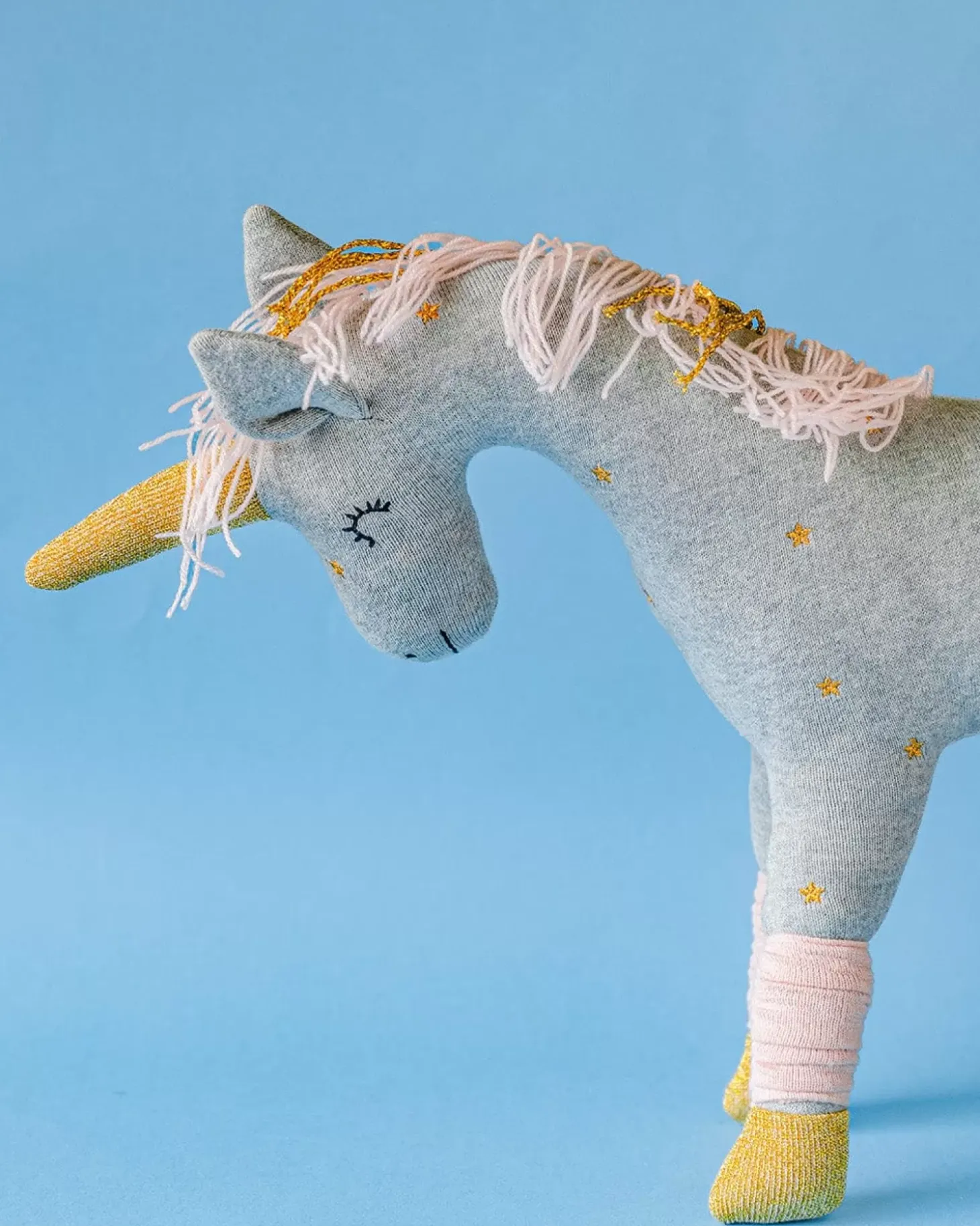 Unicorns Are Real Knitted Cotton Toy