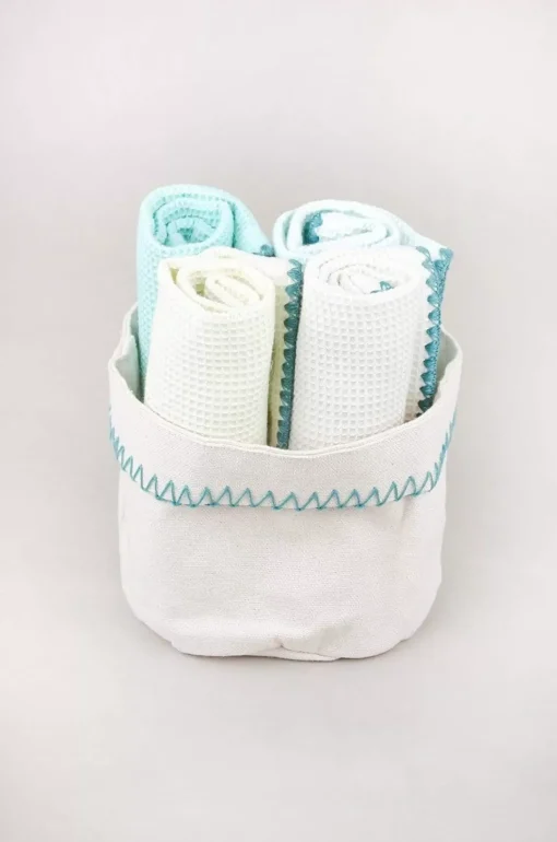 Waffle Face Towel- Set Of 4