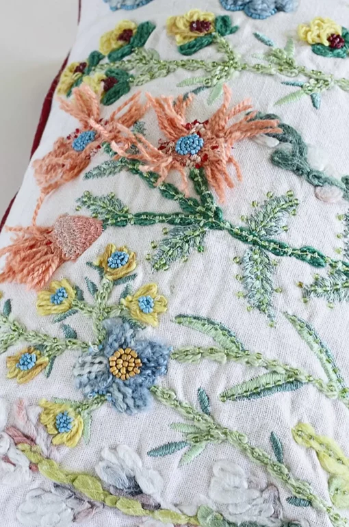 Yasmeen Embroidered Cushion Cover