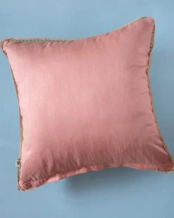 Zoey Hand Embroidered Cushion Cover- Bloom