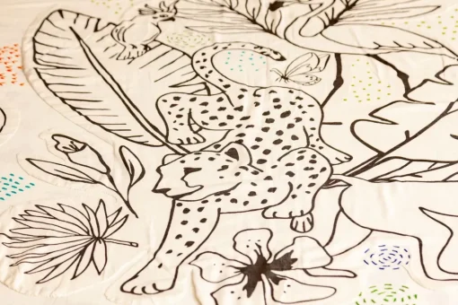 Zookeeper My Colouring Bed Cover-Double